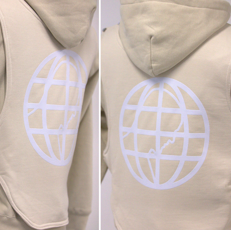 Buckle Hoodie (Beige)