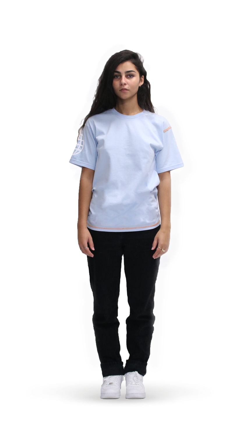 Powder Blue Tee