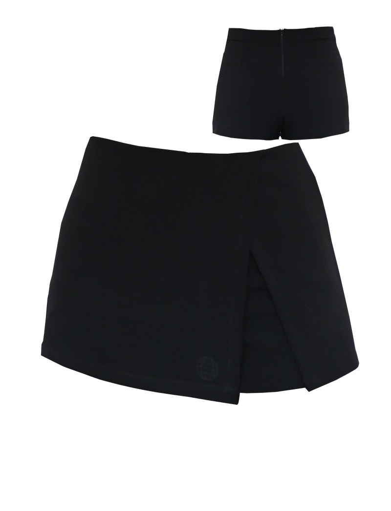 Tailored Skort (Black)